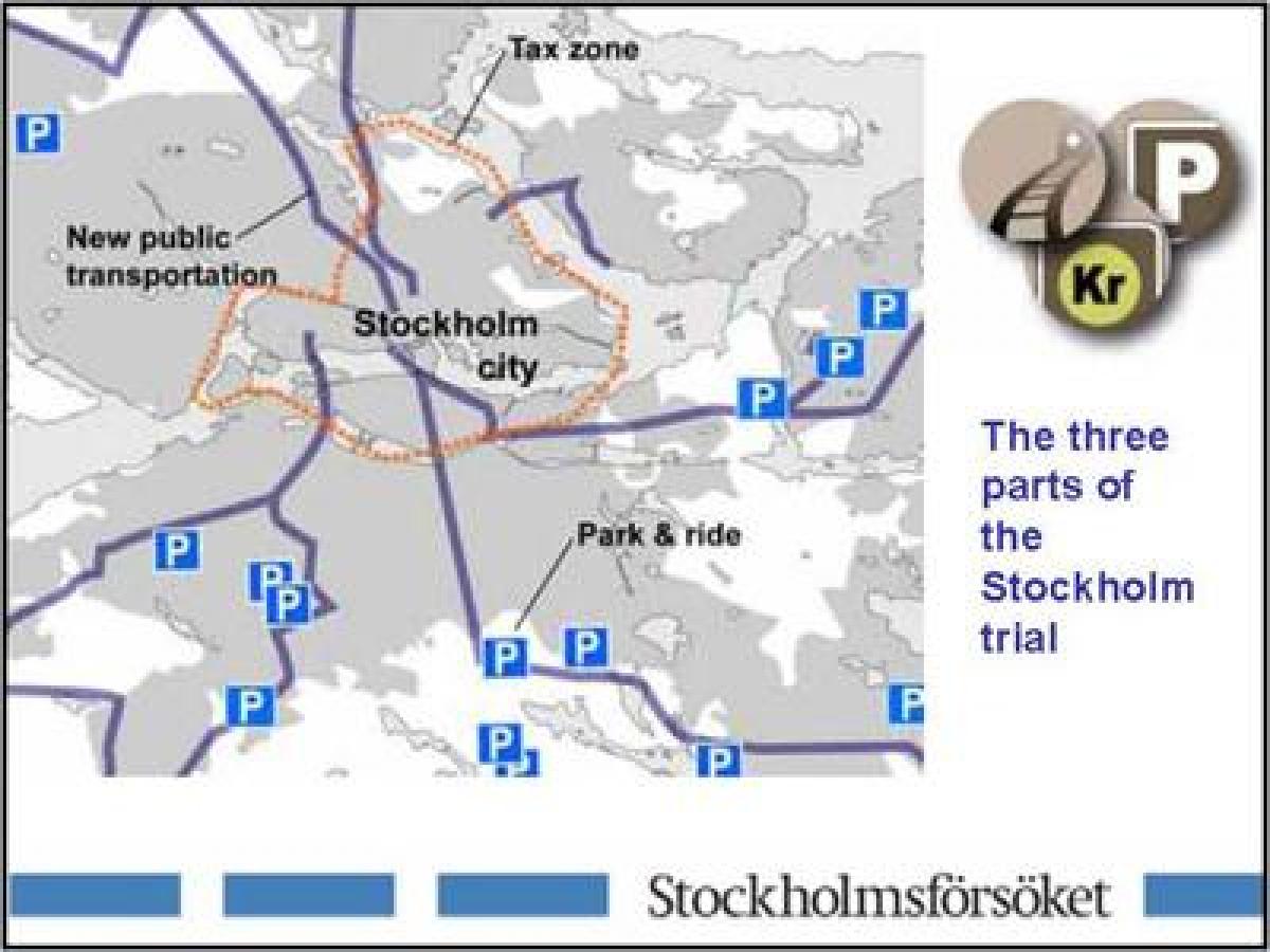 mapa de Estocolmo aparcamiento