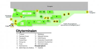 Arlanda express mapa de la ruta