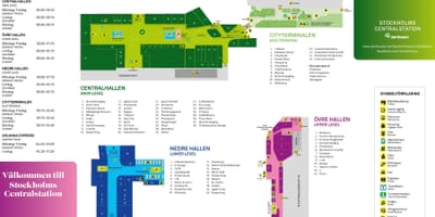 Estocolmo, estación de tren mapa