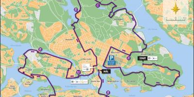 Estocolmo bicicletas mapa