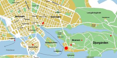 Gamla stan, Estocolmo mapa