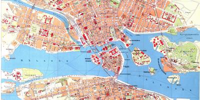 Mapa de kungsholmen de Estocolmo