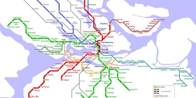 Mapa de pendeltåg mapa de Estocolmo